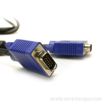 VGA Cables with Nickel Plated, UL, CE and CB Approved, RoHS Directive-compliant